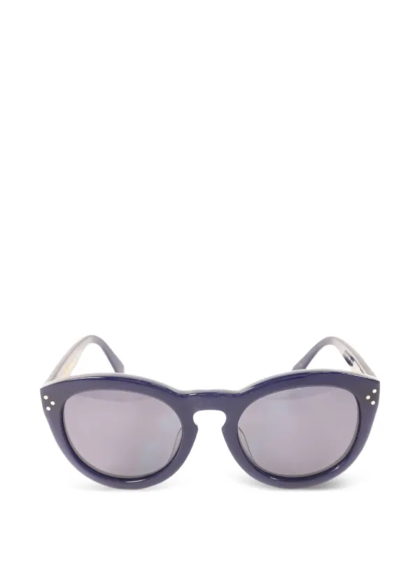 Celine Pre-owned Round-frame Sunglasses in Blue