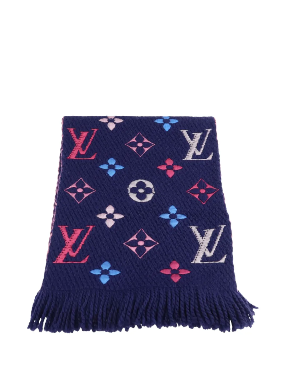 Louis Vuitton Pre-Owned Sciarpa Logomania Rainbow - Blu