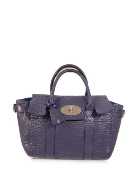 Mulberry Pre-Owned Bayswater pebbled-leather tote bag