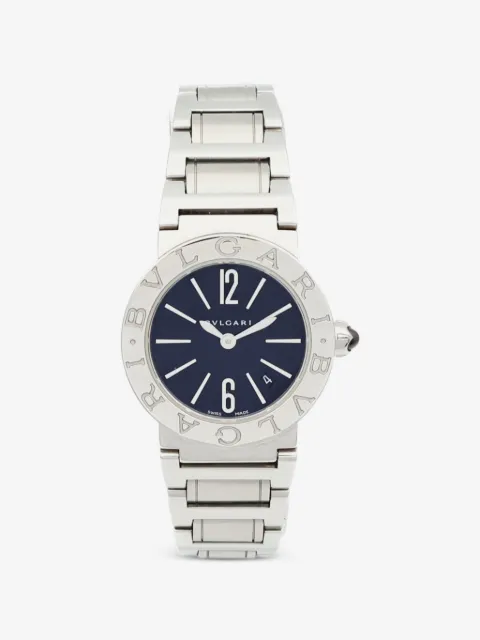 Bvlgari Pre-Owned reloj de 26mm con logo grabado