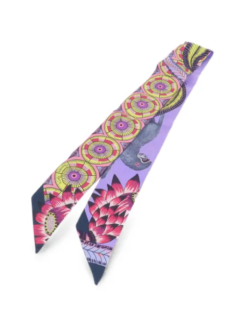Hermès Pre-Owned animal-print scarf