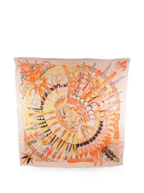 Hermès Pre-Owned Danse Pacifique square-shape scarf