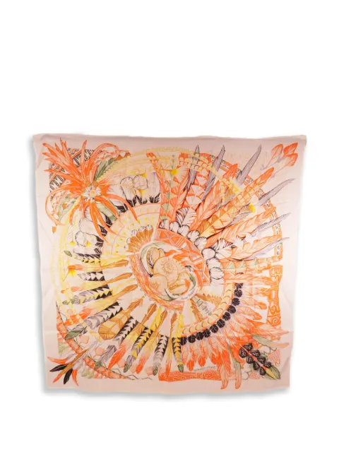 Hermès Pre-Owned Danse Pacifique square-shape scarf