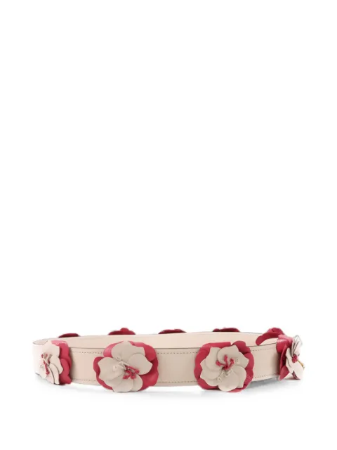 Prada Pre-Owned floral-appliqué shoulder strap