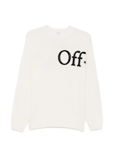 Off-White jersey con parche del logo