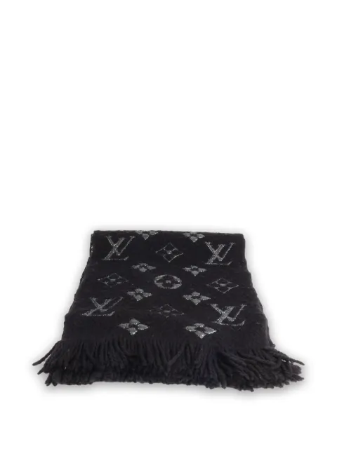 Louis Vuitton Pre-Owned Logomania fringed scarf