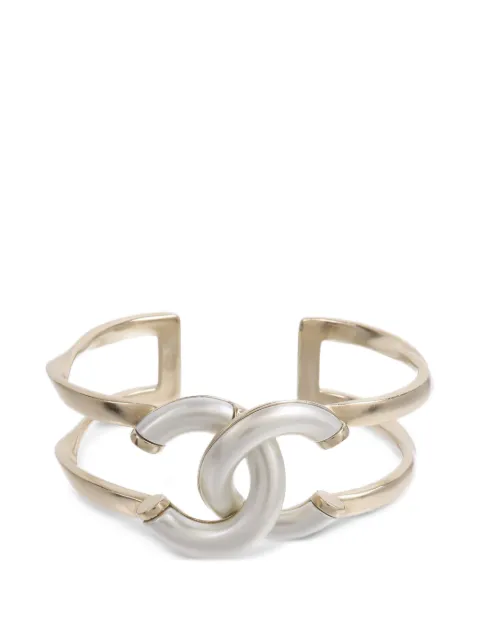 CHANEL Pre-Owned CC interlocking bangle bracelet