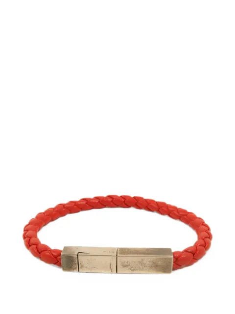 Bottega Veneta Pre-Owned braided leather bracelet