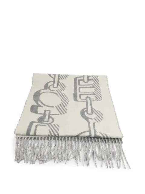 Hermès Pre-Owned fringed scarf