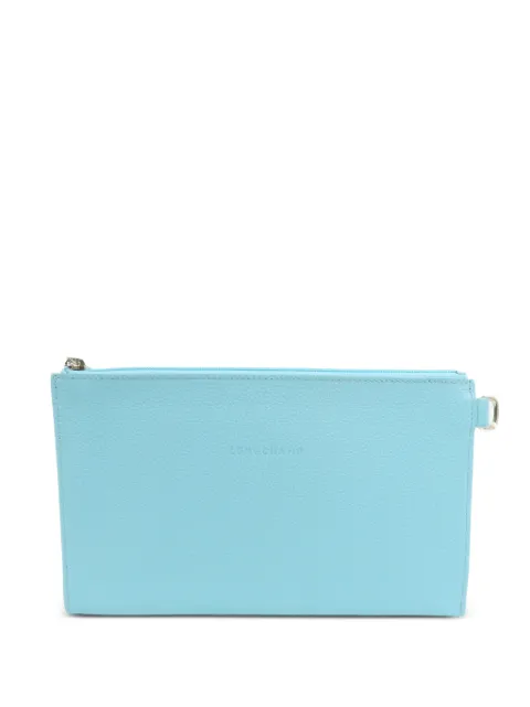 Longchamp leather clutch bag