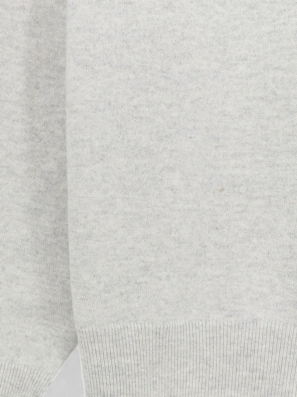 Brunello Cucinelli Trui met ronde hals en geribbelde afwerking Grijs