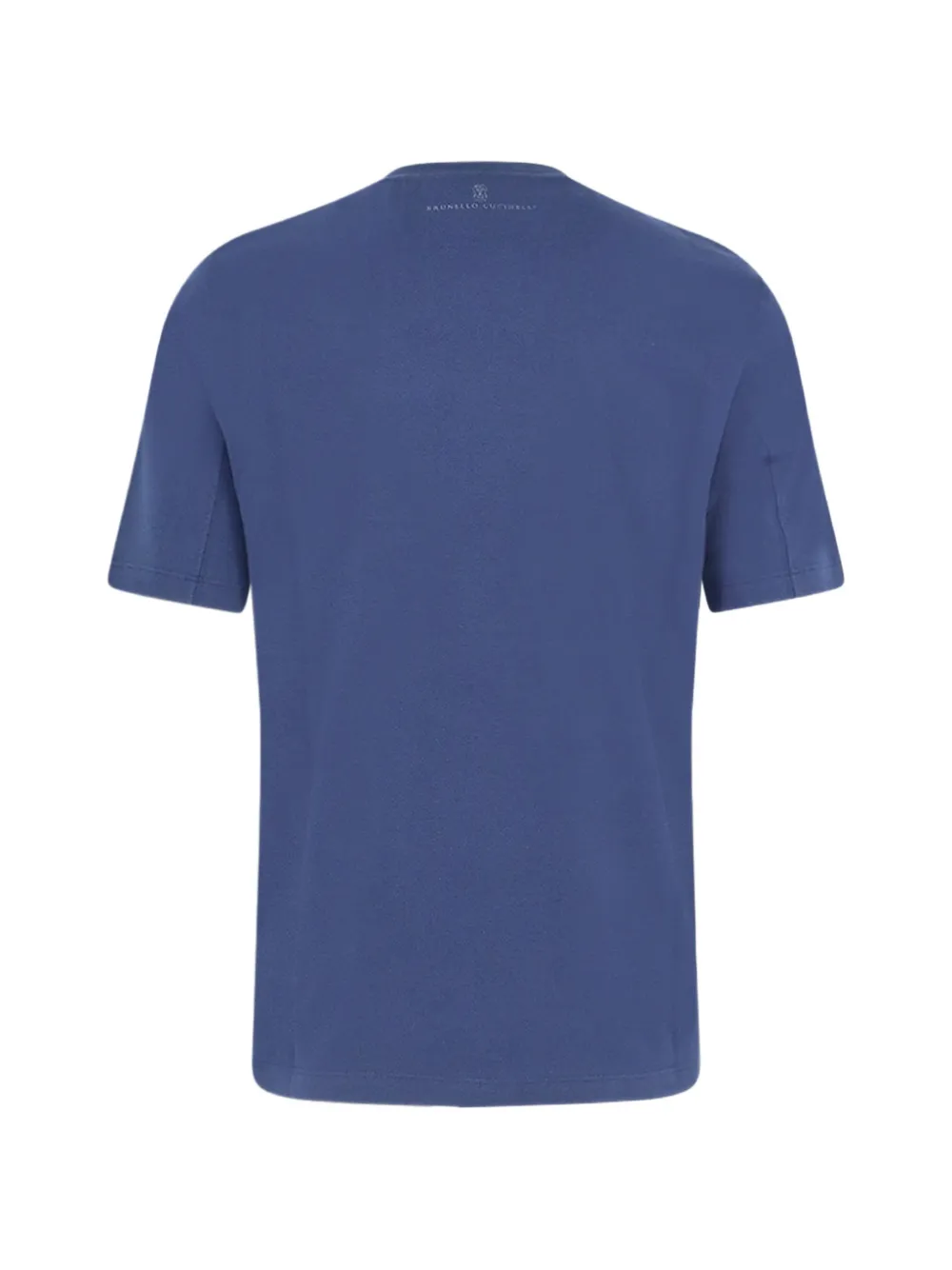 Brunello Cucinelli T-shirt met borduurwerk Blauw