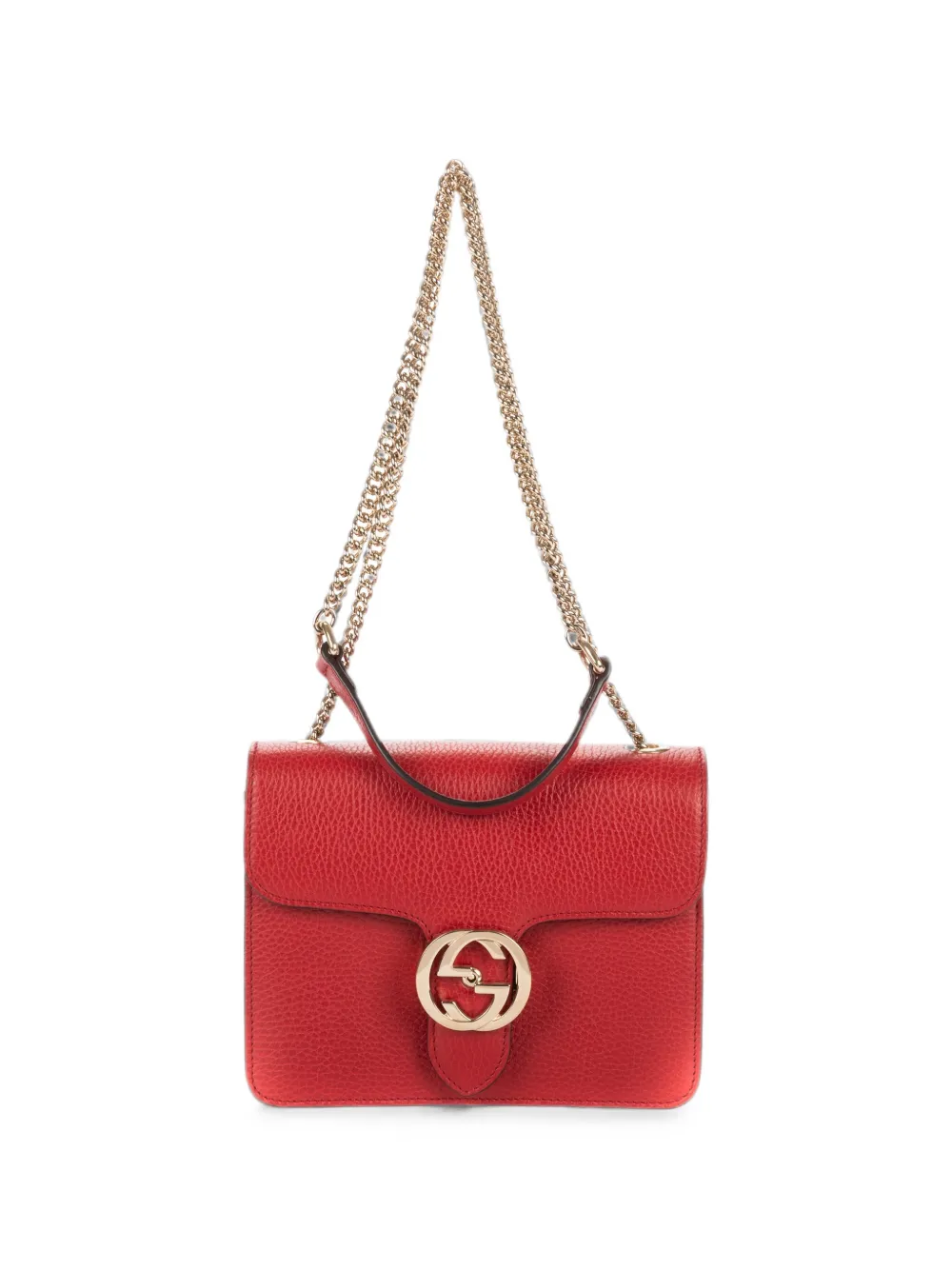 Gucci Pre-Owned small Dollar chain cross body bag - Rosso