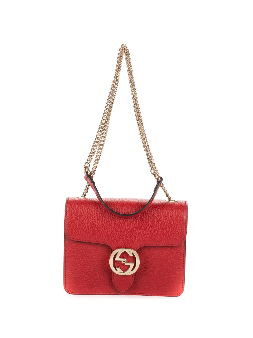 Gucci Pre-Owned small Dollar chain cross body bag - Rosso