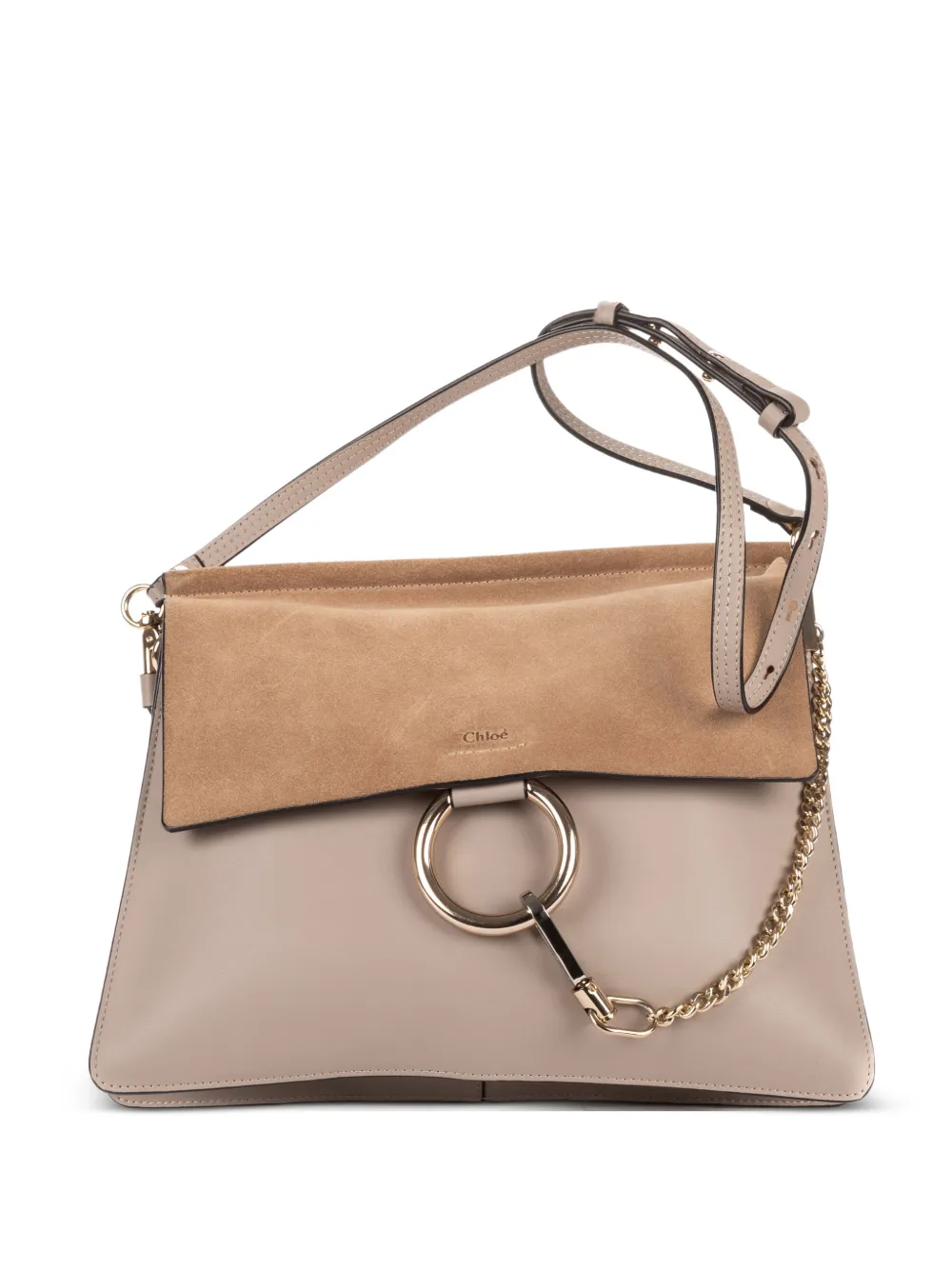 Chloé Pre-Owned Borsa a spalla Faye media - Grigio