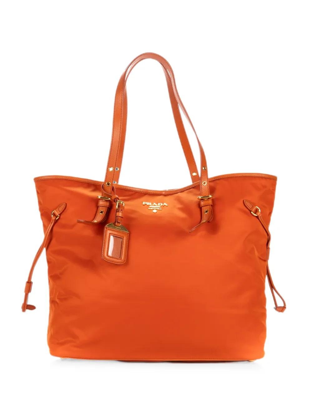 Prada Pre-Owned Tessuto tote bag - Arancione