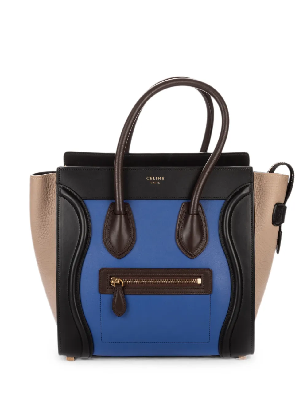 Celine Pre-Owned micro Luggage tote bag - Blu