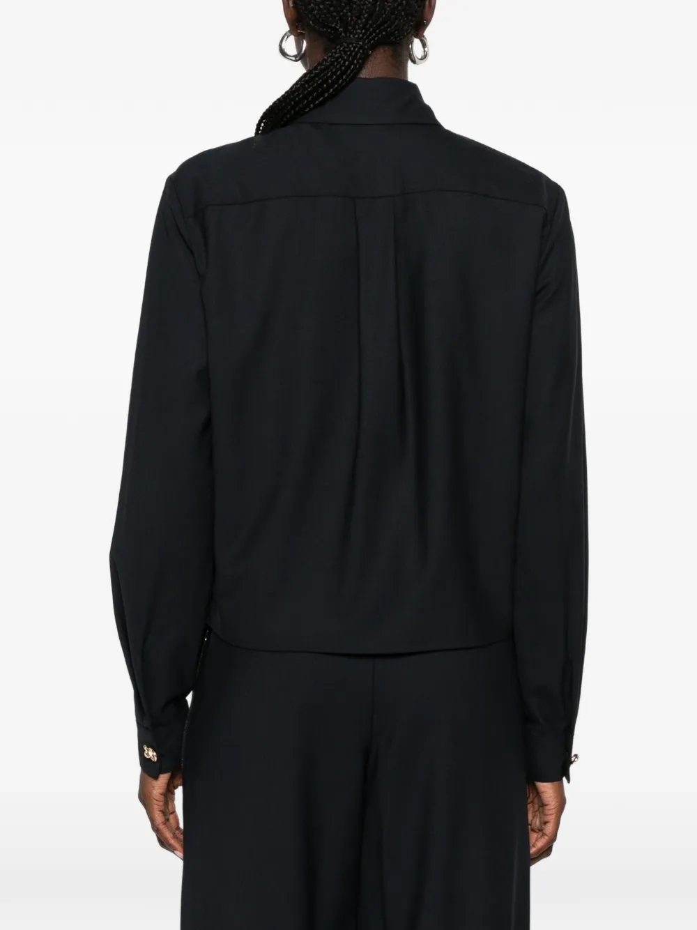 Fabiana Filippi Blouse met hardware-detail Zwart
