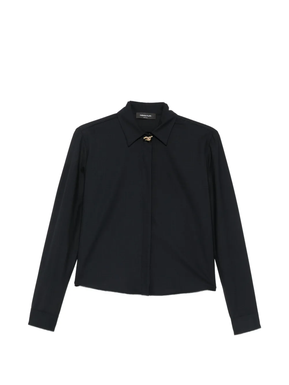 Fabiana Filippi hardware-detail shirt - Schwarz