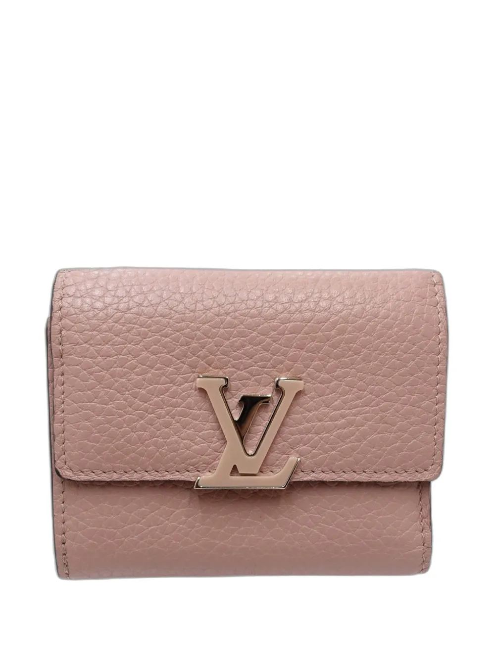 Louis Vuitton Pre-Owned Portafoglio compatto Taurillon Capucines 2019 - Rosa