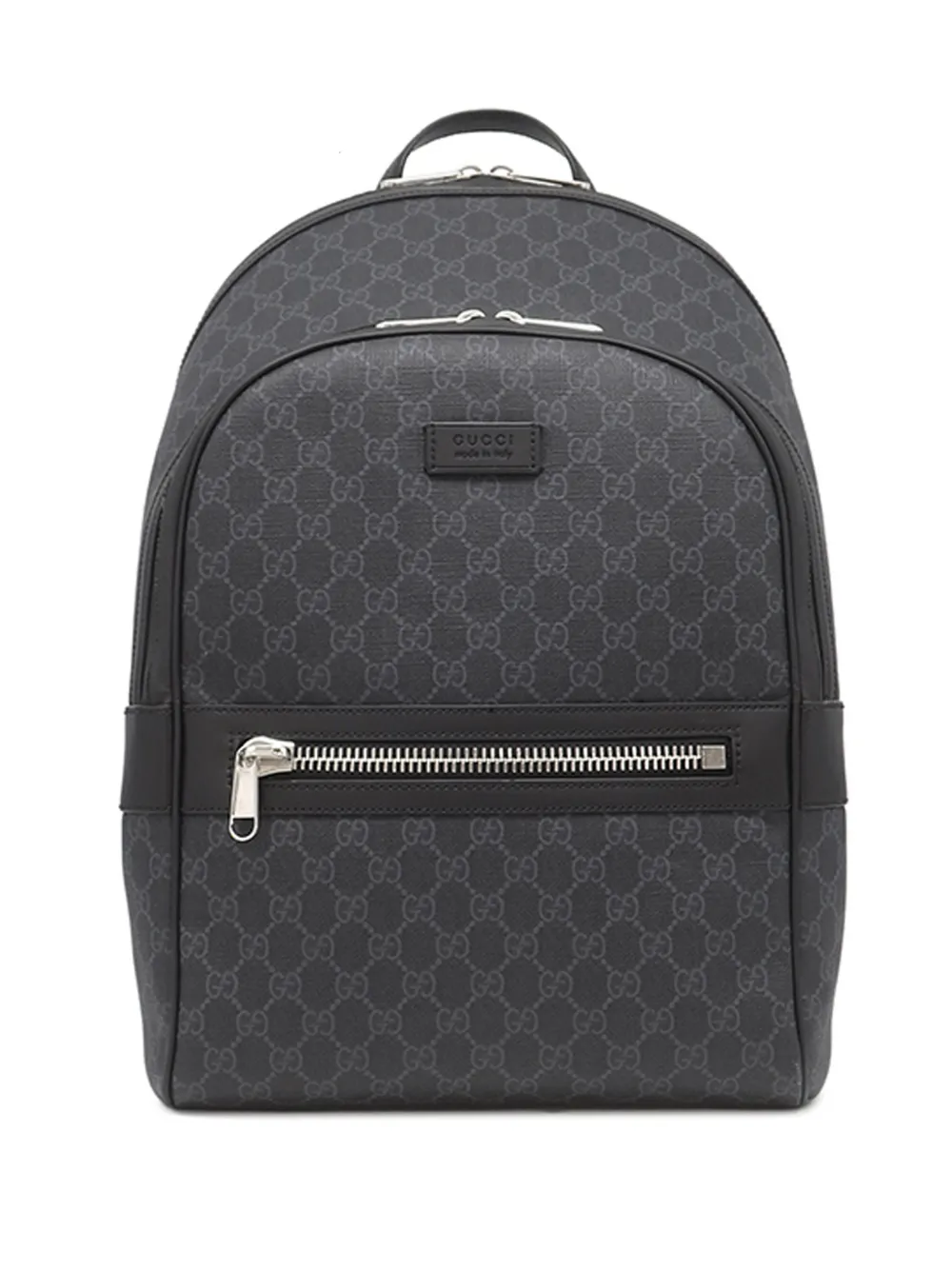 Gucci Pre-Owned 2016-2026 GG Supreme Web backpack - Black