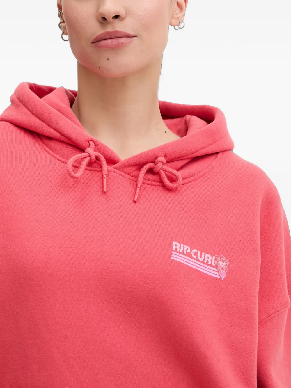 Rip Curl Ocean Break Heritage hoodie met trekkoord en grafische print Rood