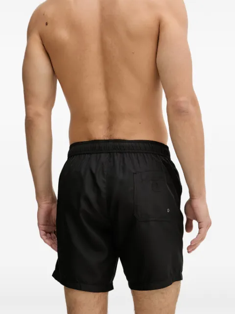 Trussardi logo-print drawstring swim shorts