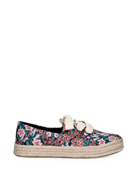 Toms Carolina floral-print platform espadrilles