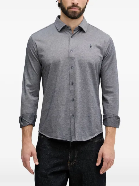 Trussardi camisa con logo bordado