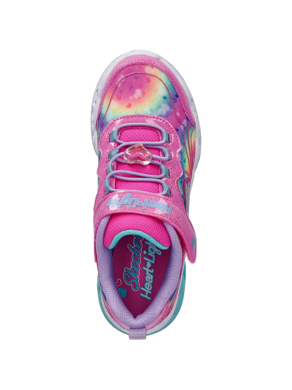 Skechers Flutter Heart Lights Groovy Swirl sneakers Roze