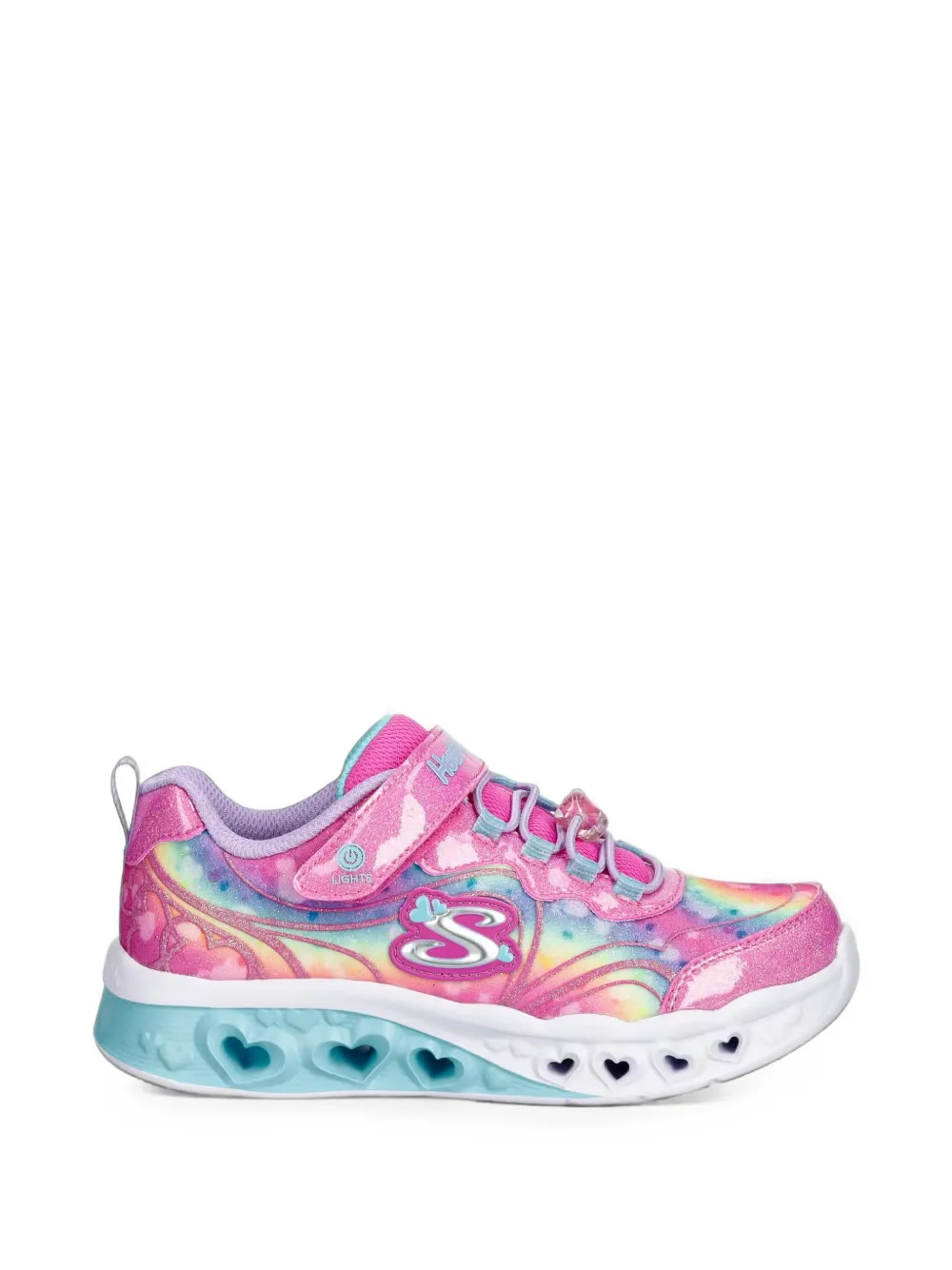 Skechers Flutter Heart Lights Groovy Swirl sneakers Roze