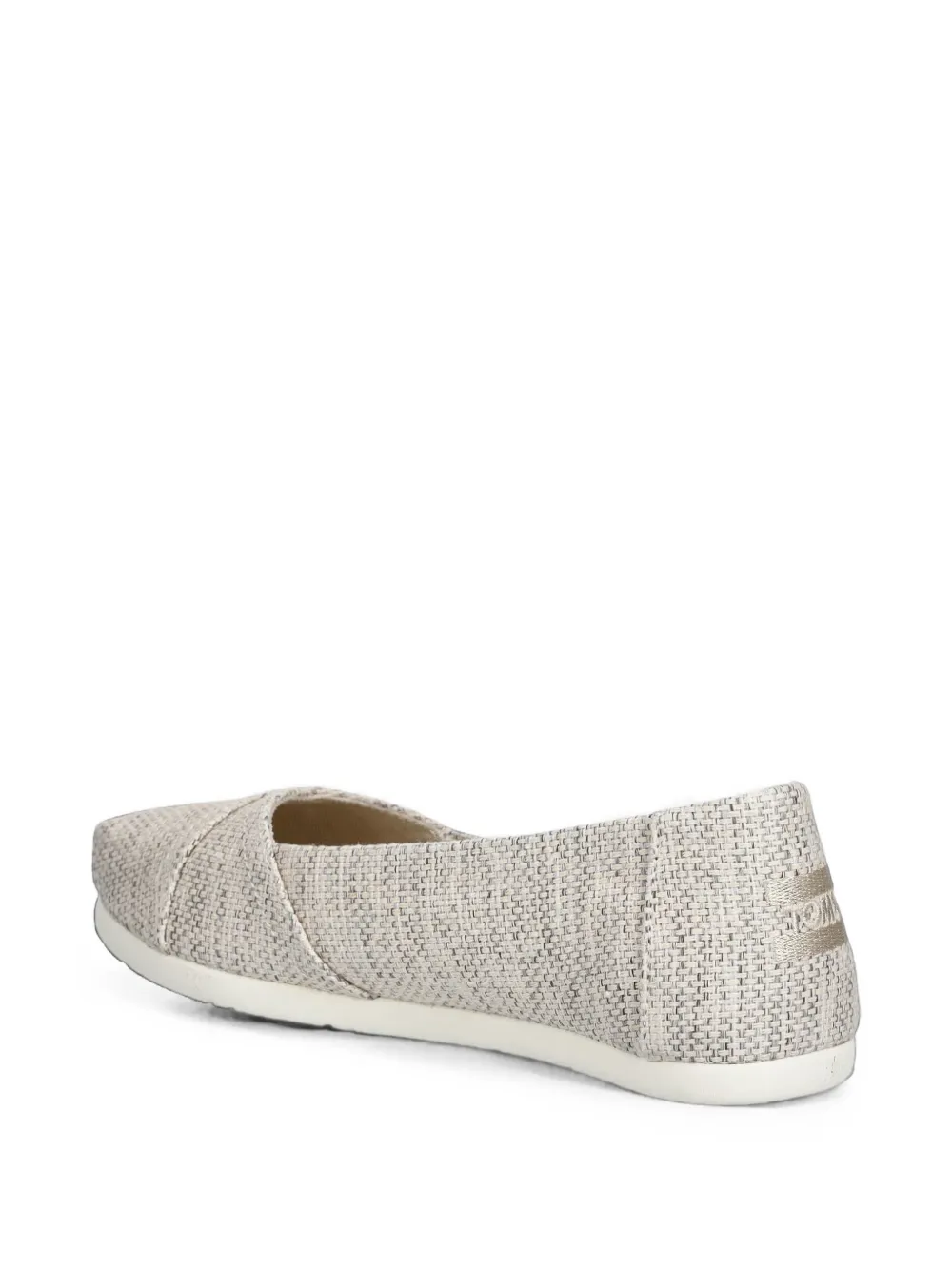 Toms Alpargata ballerina's met vierkante neus Grijs