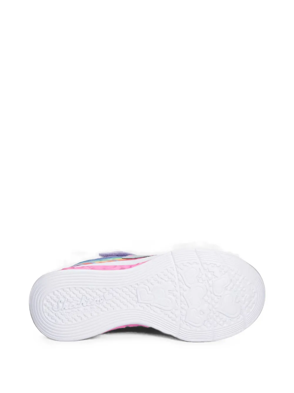 Skechers Heart Lights rainbow-print sneakers Paars