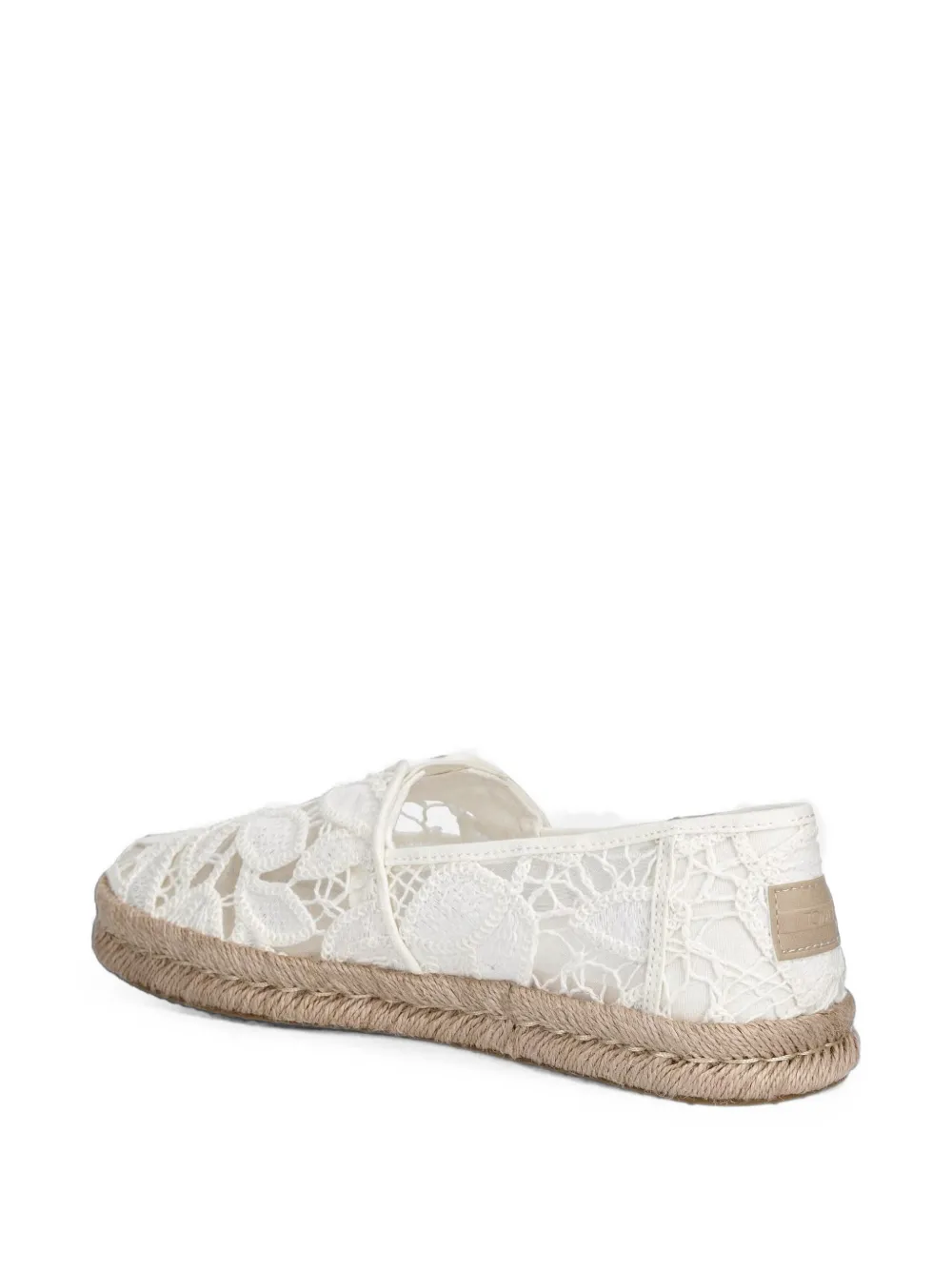 Toms Alpargata Rope 2.0 lace-overlay braided-sole espadrilles Wit