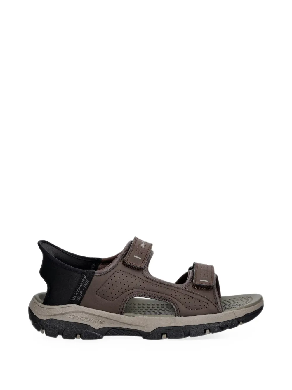 Skechers Tresmen-Reece touch-strap sandals - Marrone