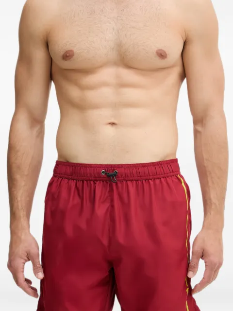 Trussardi logo-print drawstring swim shorts