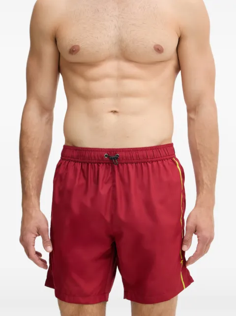 Trussardi logo-print drawstring swim shorts