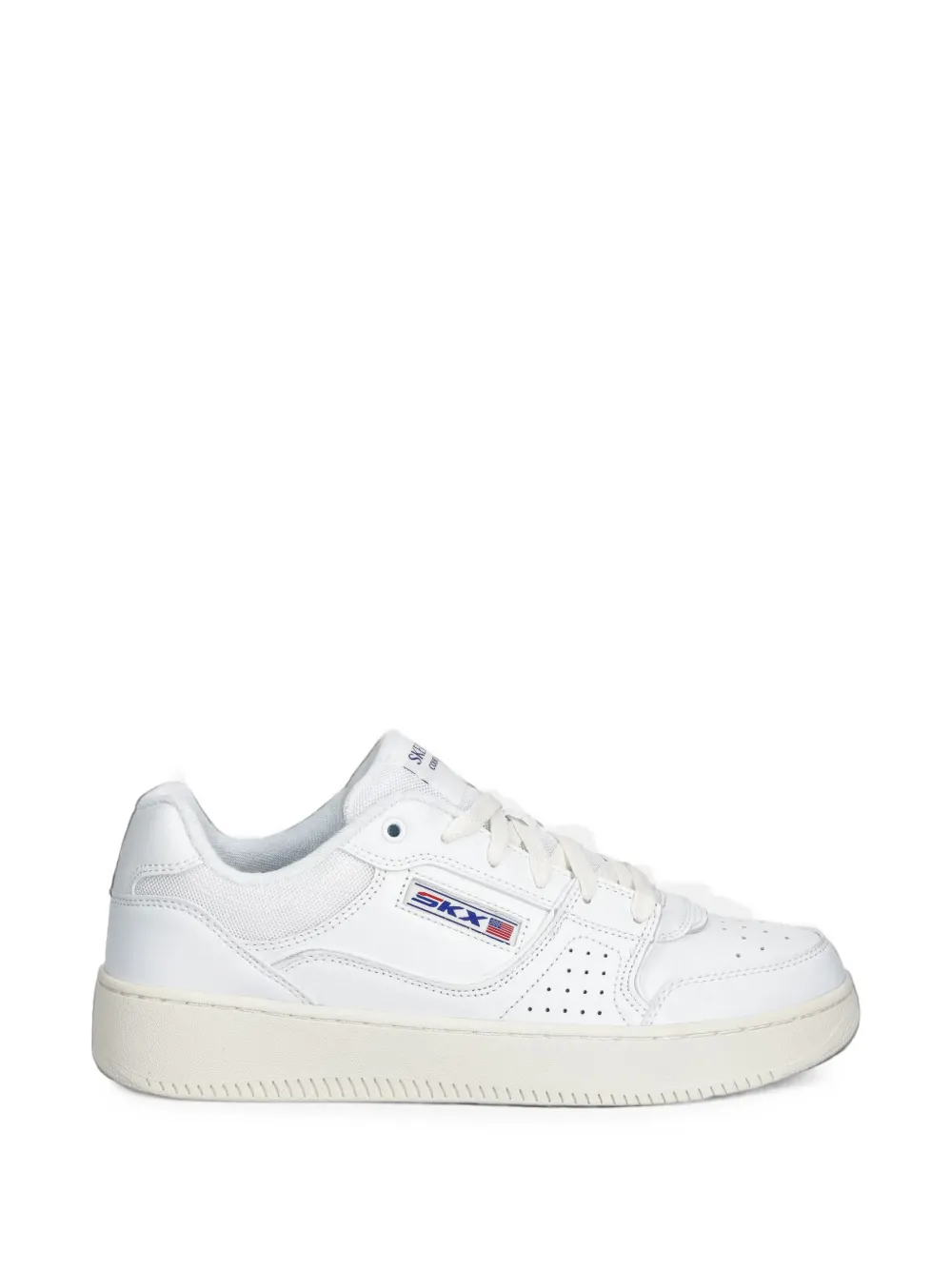 Skechers perforated panelled sneakers - Weiß