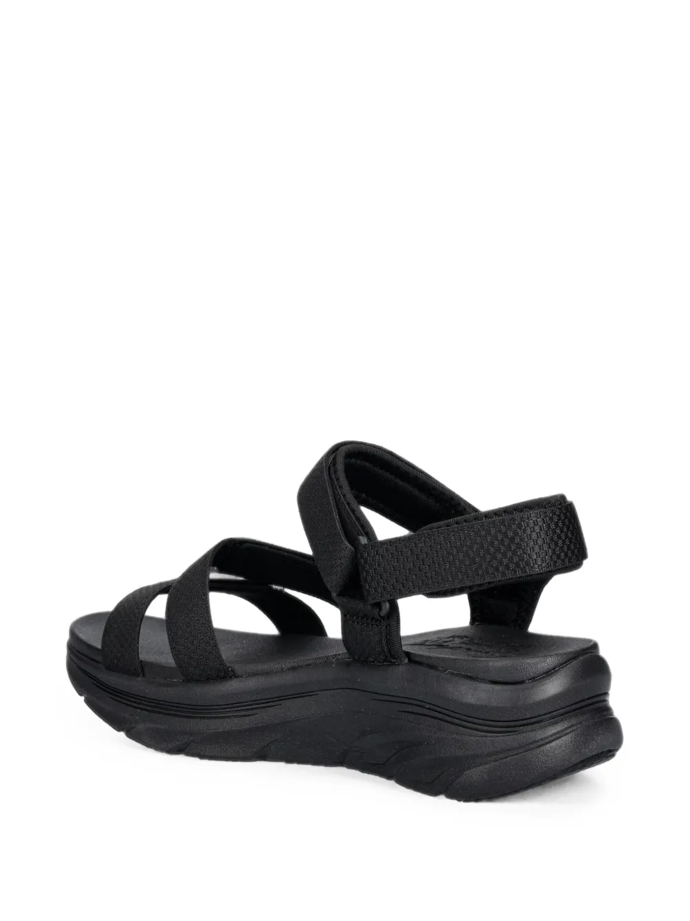 Skechers D'Lux Walker touch-strap sandals Zwart