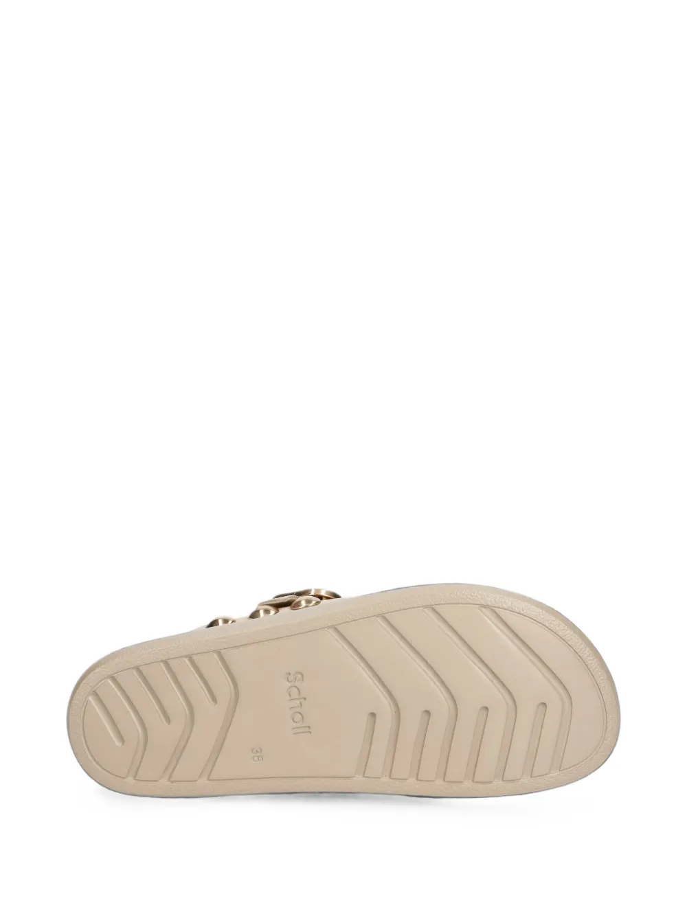 Scholl Flora leather mules Beige