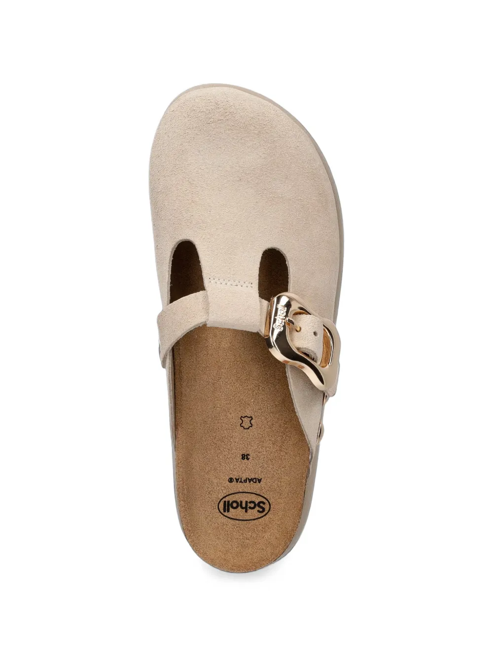 Scholl Flora leather mules Beige