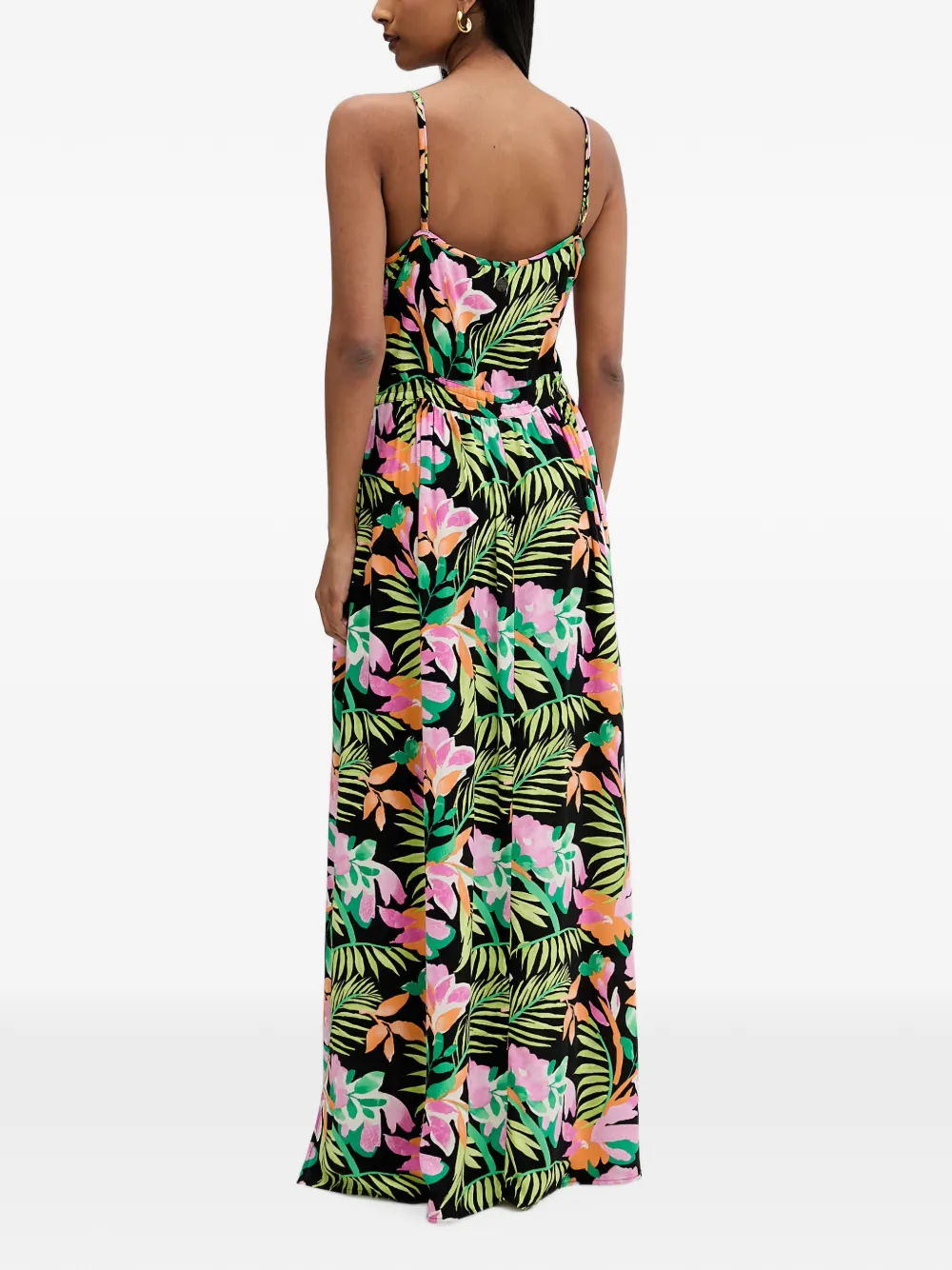 Rip Curl Molokai maxi-jurk met bloemenprint Zwart