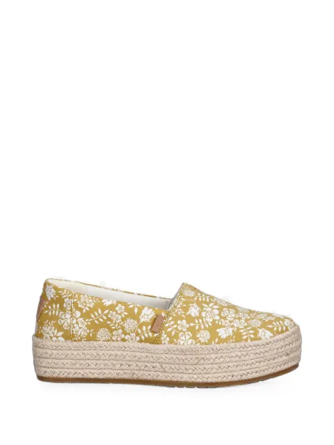 Toms Valencia floral-print platform espadrilles