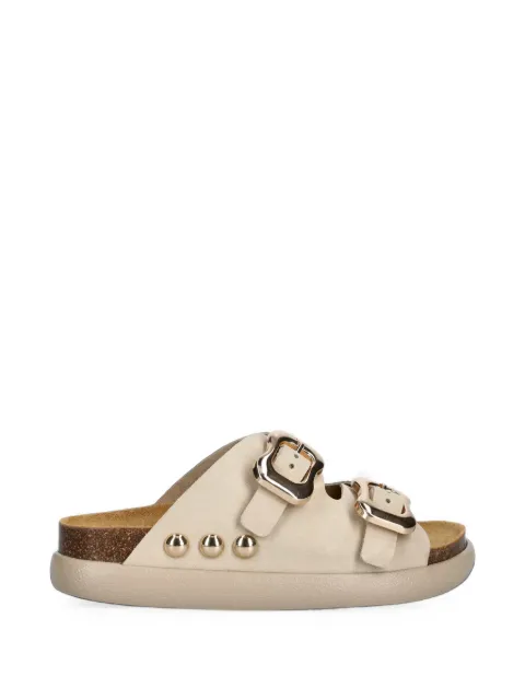 Scholl Flora studded flat sandals