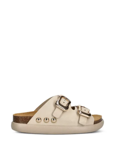 Scholl Flora studded flat sandals