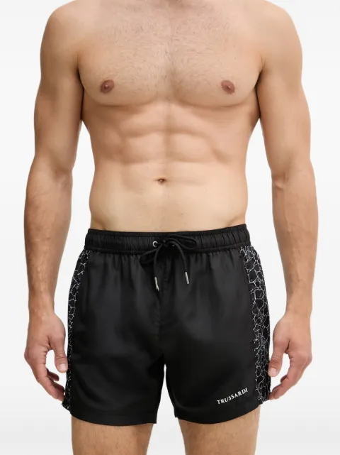 Trussardi bañador con logo estampado