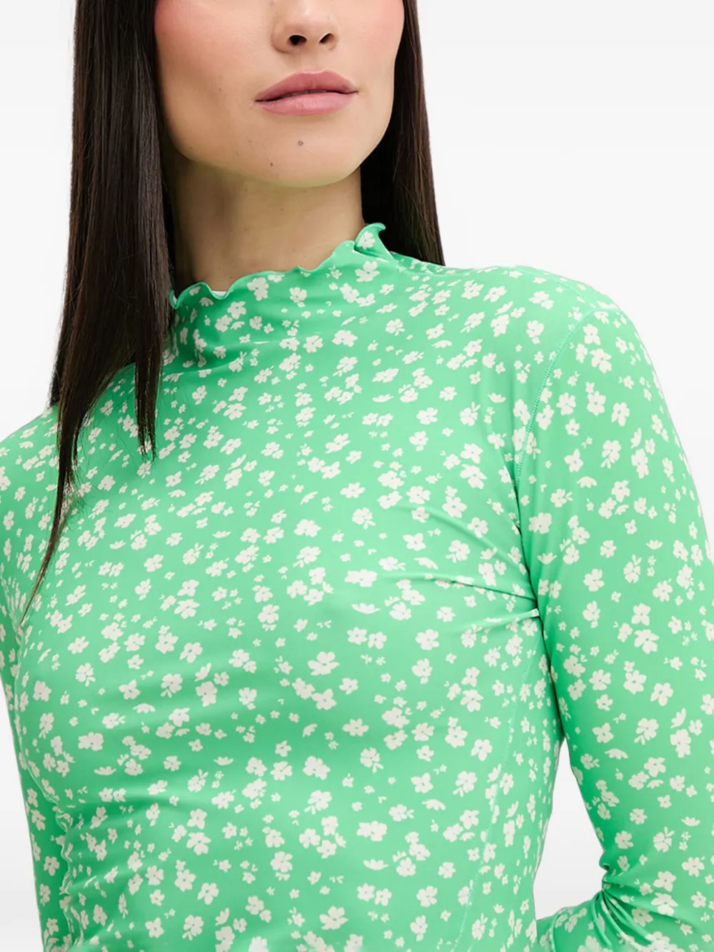 Rip Curl Surf Side shirt met bloemen=print Groen