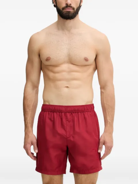 Trussardi Badeshorts mit Logo-Stickerei