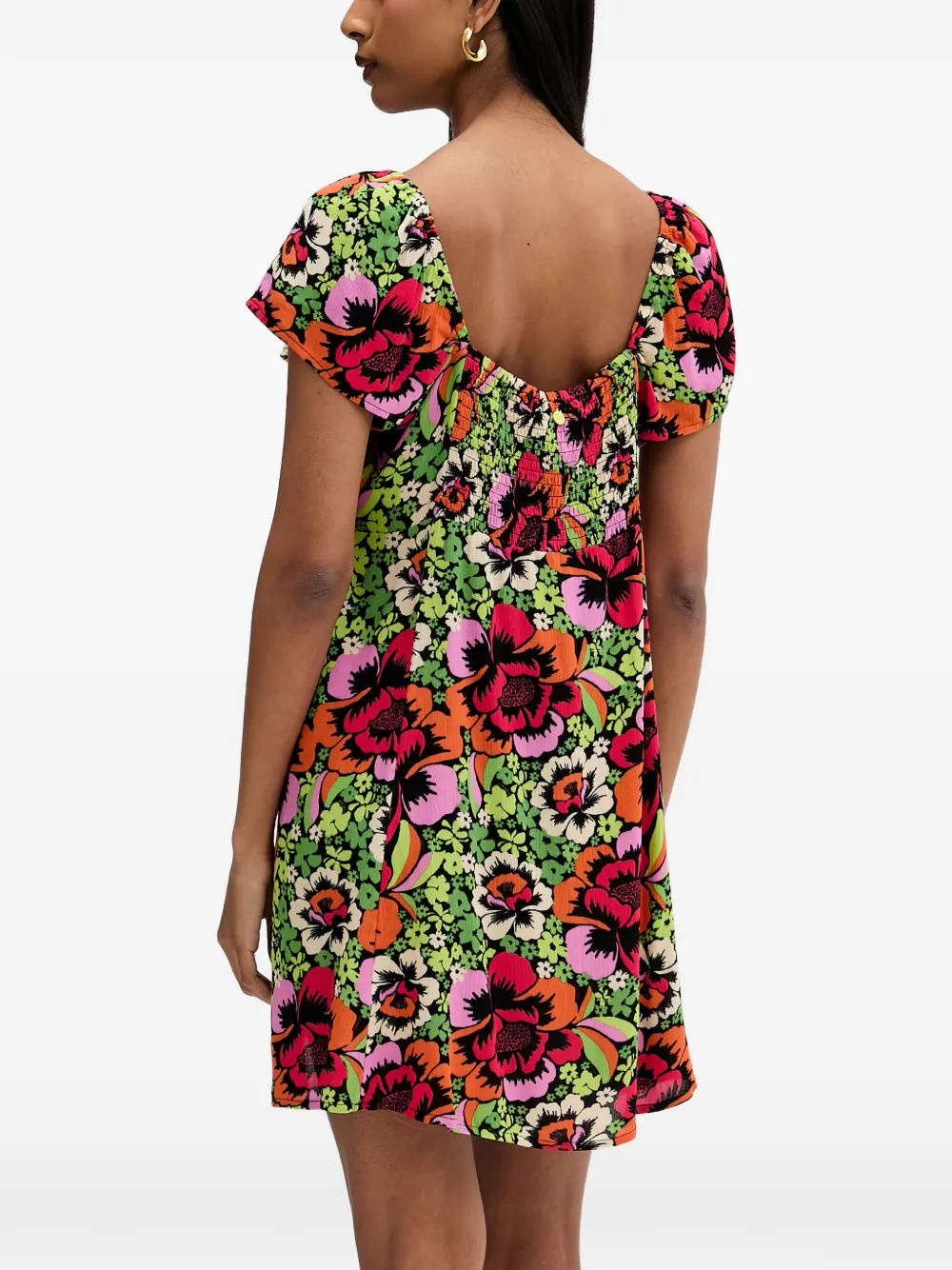 Rip Curl Blooming mini-jurk met bloemen-print Groen