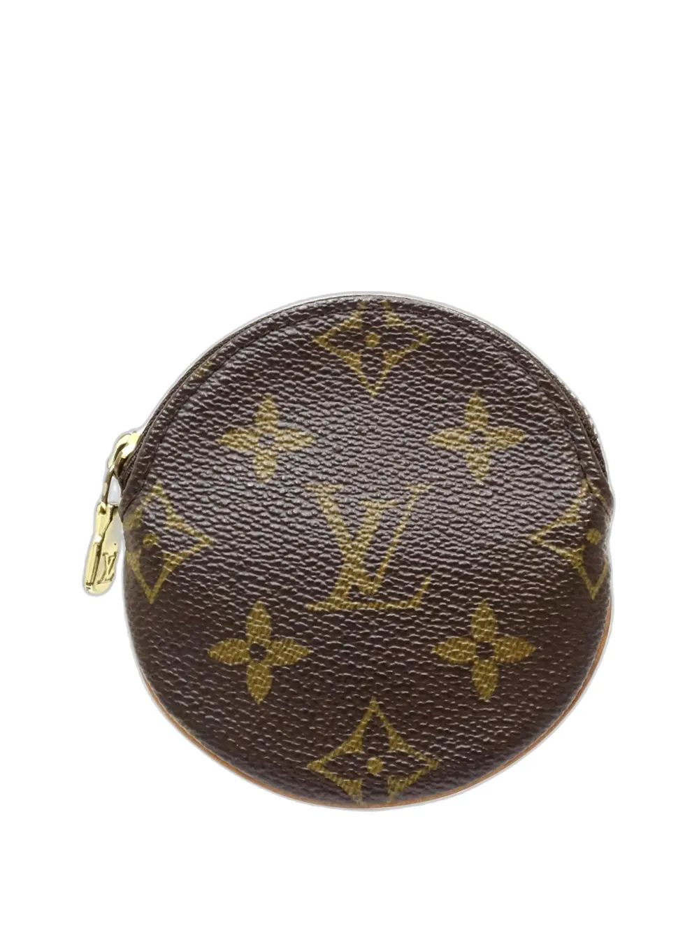 Louis Vuitton Pre-Owned Portamonete tondo con monogramma 2005 - Marrone